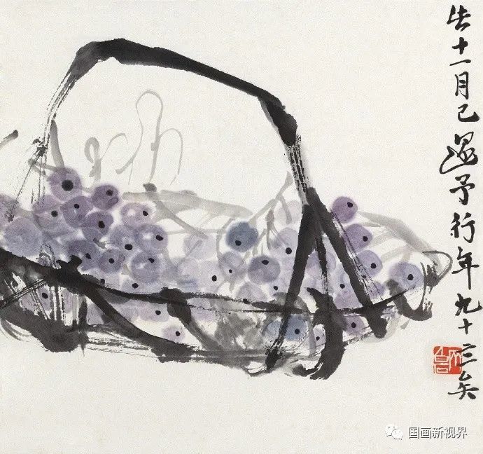 齐白石|一果一篮一世界！