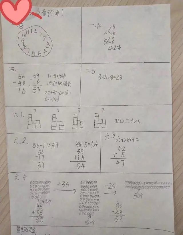 笔迹清晰,卷面整洁,这样的草稿纸,让我们看到了一个勤奋自律的小学霸