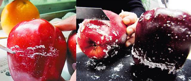 表皮打蜡的水果