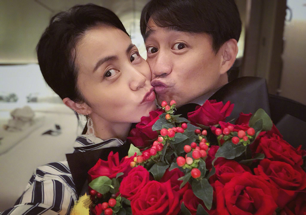 黄磊|甜蜜！孙莉迎43岁生日，黄磊发文表白，两人结婚16年生3娃太幸福