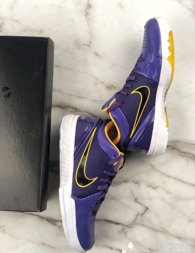 科比nikezoomkobe4科比4全新打造紫金王朝开箱