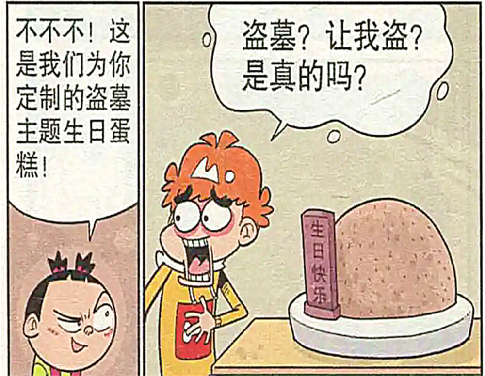 小阿衰要死生日举办"盗墓"派对,盗墓主题小阿衰真想死!