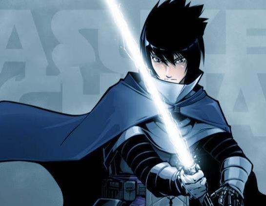 忍者配上光剑后,雏田美若天仙,牙和赤丸则霸气十足