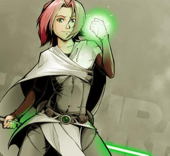 忍者配上光剑后,雏田美若天仙,牙和赤丸则霸气十足