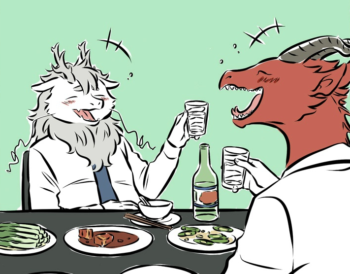 搞笑漫画:敖烈发福之后,秒变大肚子西方龙?被小孩子嫌弃