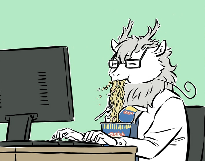 搞笑漫画:敖烈发福之后,秒变大肚子西方龙?被小孩子嫌弃