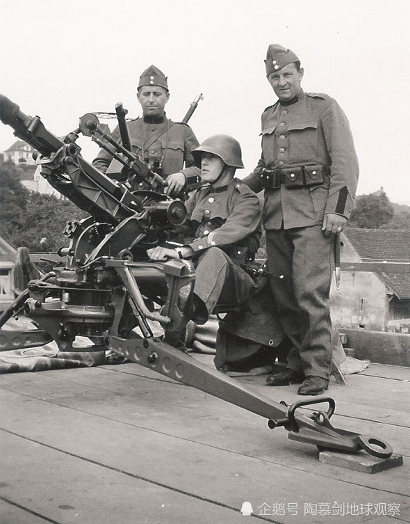 二战瑞士全民皆兵神话计划击敌于境外德军预估只需打6天