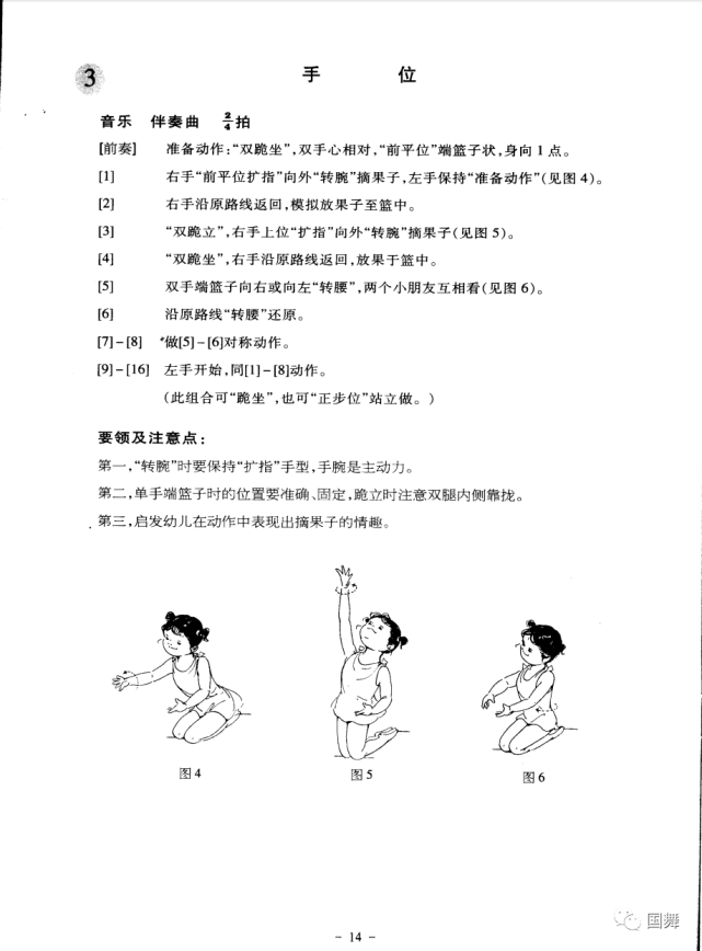 中国舞七个手位图解图片