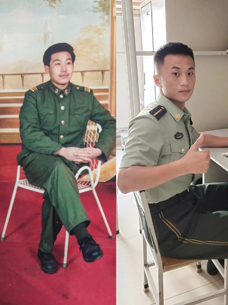 那一身旧军装是我儿时的梦想父亲长大后我更像你了