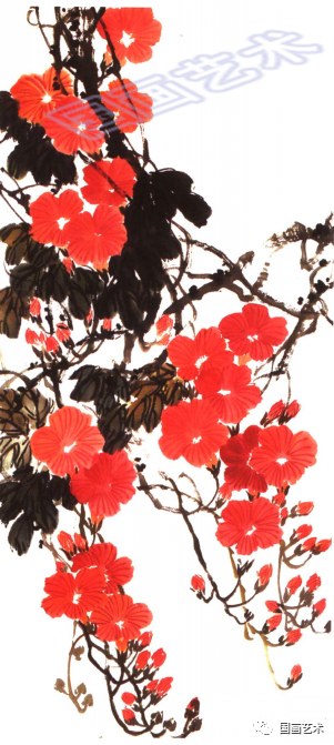 图文教程写意凌霄花画法