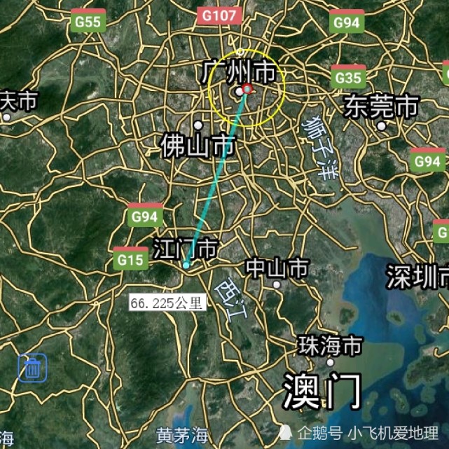 广东省各市至省会直线距离,湛江市最远,你的家乡到省会多远呢?