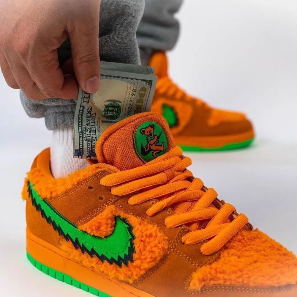 耐克dunkx小熊联名上脚图曝光这个颜值你能打几分