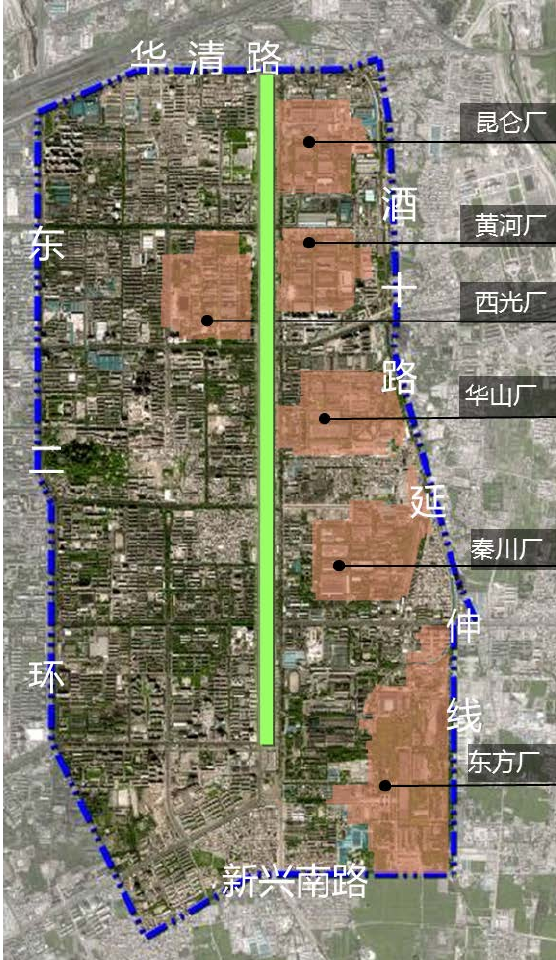 西安幸福路老工业区,苏联援建产物,区域面积最大军工企业聚集区