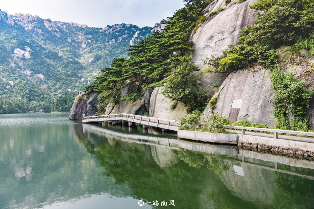 天柱山的地貌和九华山,黄山,三清山相同,都是花岗岩地貌,松树成为岩石