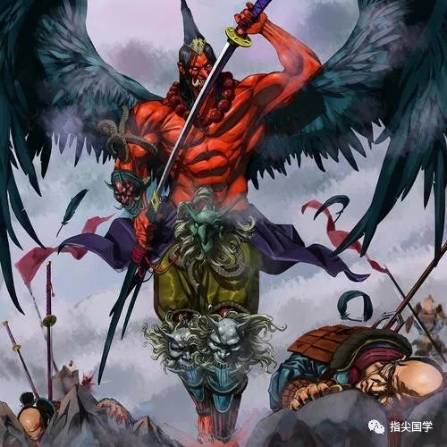 来源于中国,崇德天皇黑化后的日本"大天狗"