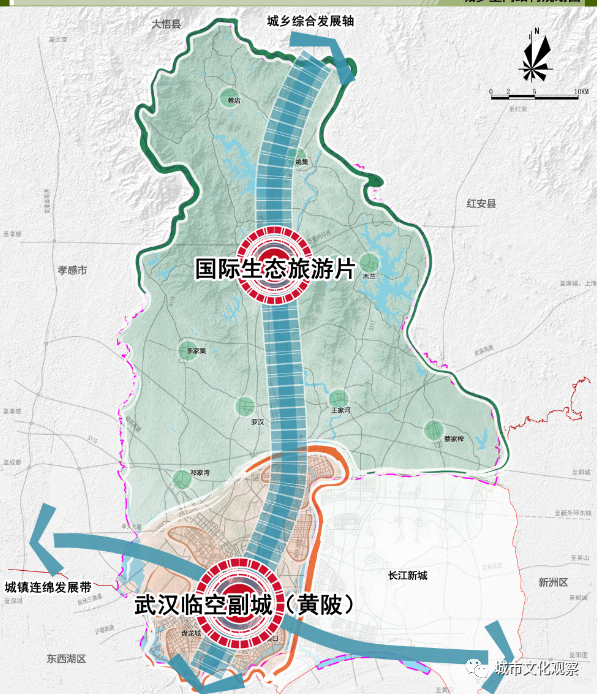 最全面黄陂区分区规划之九大新市镇篇