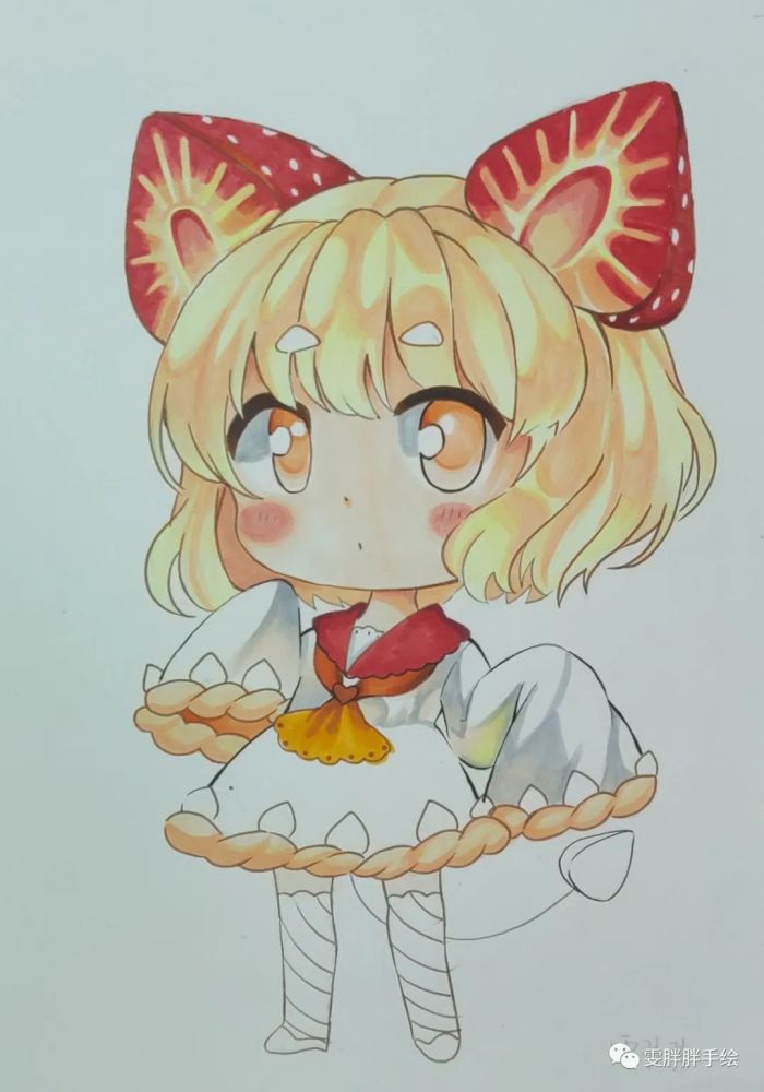 【马克笔教程】这么可爱的草莓小甜心你确定不想学吗?(下)