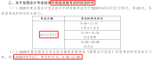 初級會計考試時間終於公佈了8月和9月分兩個階段進行