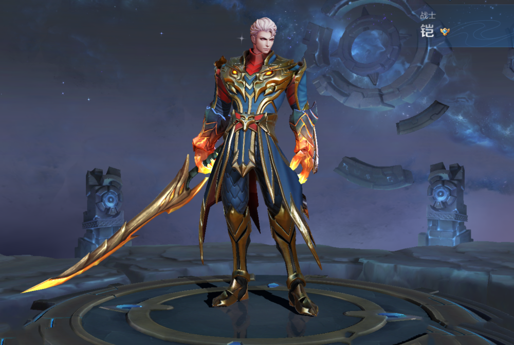 铠在游戏内拥有两种形态,四级以前很脆弱,一旦能开启大招,他的战斗