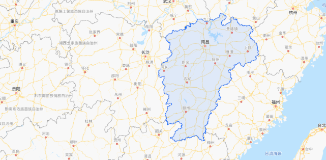 从地图上可以看出来,湖南和江西还是很近的,特别是江西的萍乡,基本上