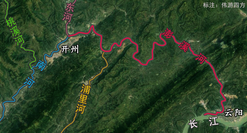 重庆开州和云阳的这条河,叫"澎溪河",还是"彭溪河"?