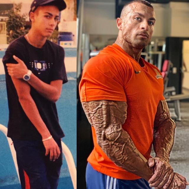 女儿长大了,爸爸的肌肉却没变,依然是坚实后盾