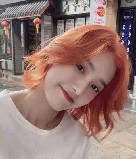 染发调色技术微潮色中的粉橙色概念和调配方法简单实用