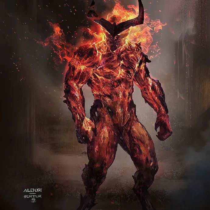 洛基海拉全新造型洛基莫西干海拉战损火焰巨人霸气登场