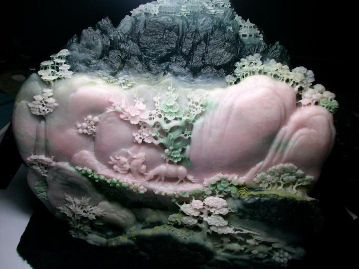 玉石收藏专栏五彩斑斓的独山玉