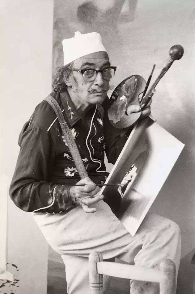 行为艺术家达利,只能把达利归到行为艺术家,单纯就绘画而言