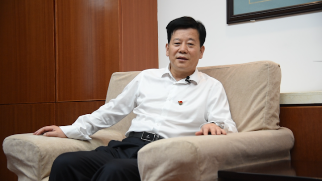 宝钛集团党委书记,董事长王文生接受国际在线陕西频道专访 摄影 尹建