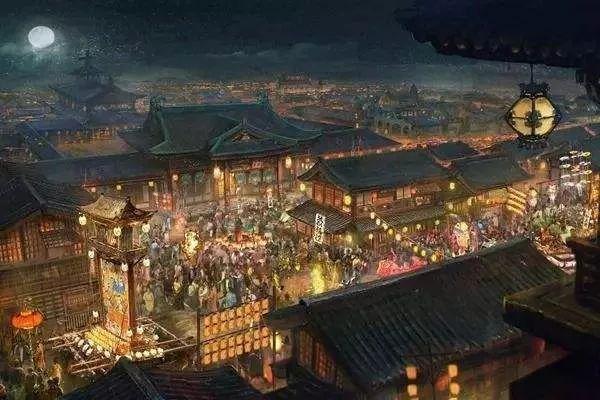 摆夜摊逛夜市自古盛行细品古代各大城市的地摊夜市图鉴