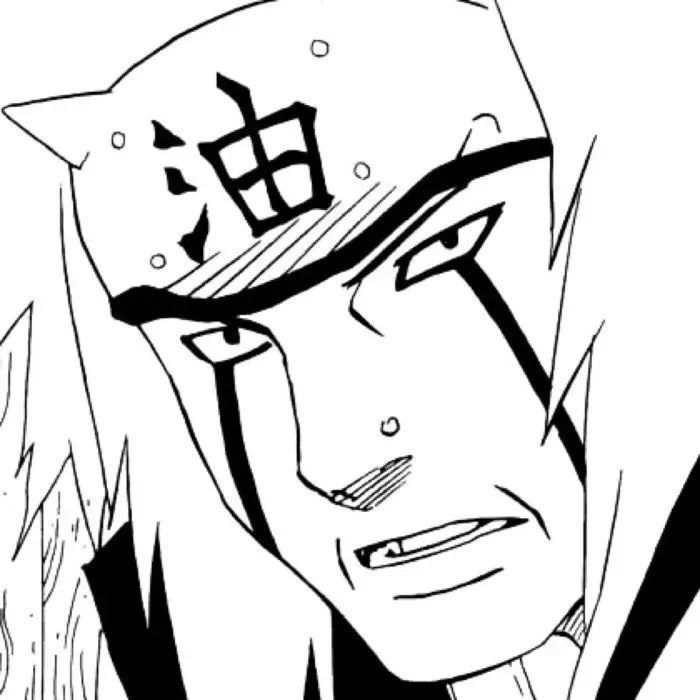 火影忍者自来也头像 永远的好色仙人 游龙当归海,海不迎我,自来也!