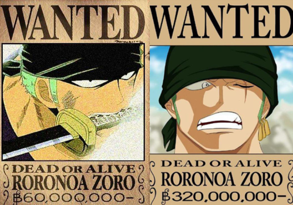 海贼王草帽海贼团从出道到现在赏金增长最快的6位船员