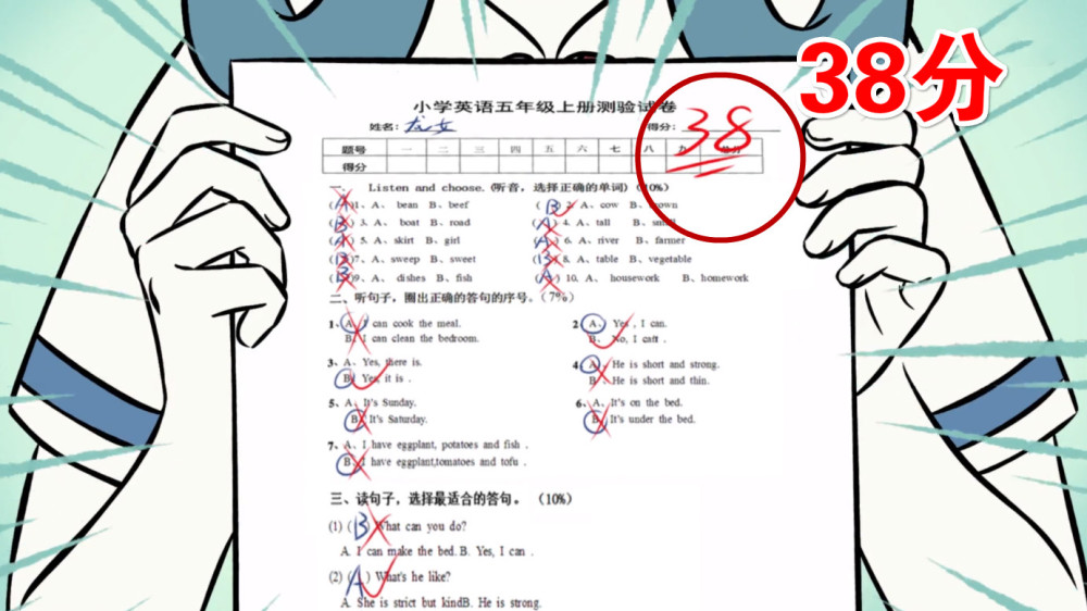 非人哉:哪吒和龙女都是学渣,考试经常不及格,一看分数瞬间笑喷