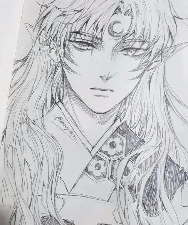 【铅笔针管笔】动漫女生人物黑白线稿_腾讯新闻