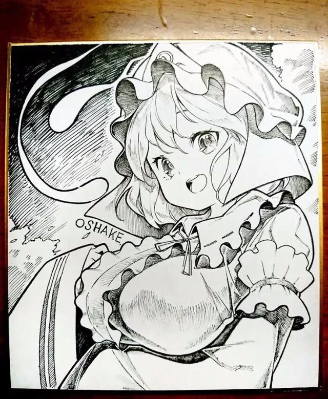 【铅笔针管笔】动漫女生人物黑白线稿_腾讯新闻