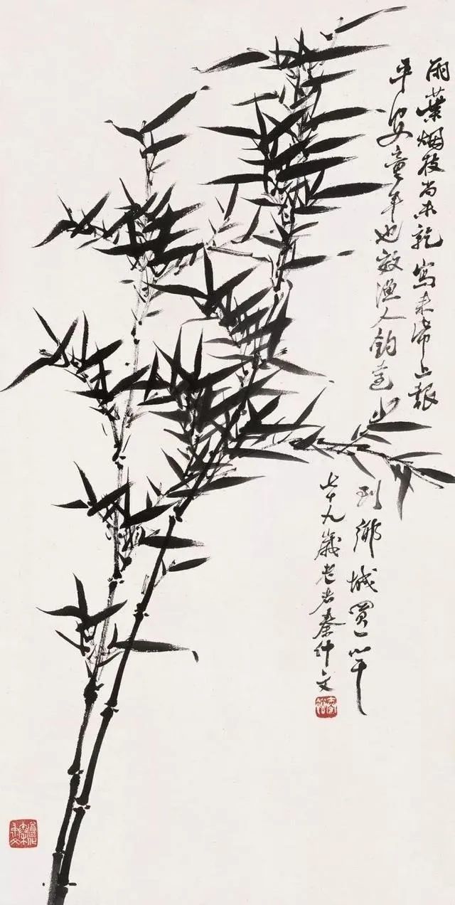 秦仲文先生画竹气韵非凡