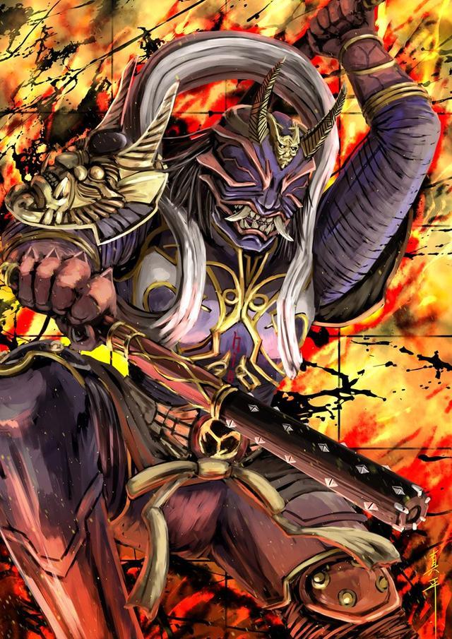 画师笔下的异类骑士三位一体在1号面前微不足道diend牛角瞩目