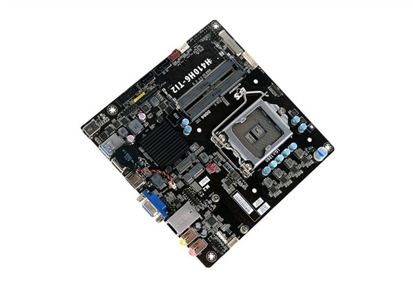 精英首发10代酷睿超薄迷你itx h410主板:无需电源