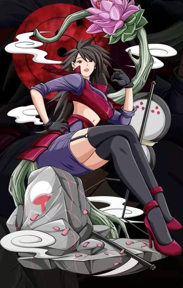 衣服也是以前一样的衣服,看来宇智波斑非常适合女装