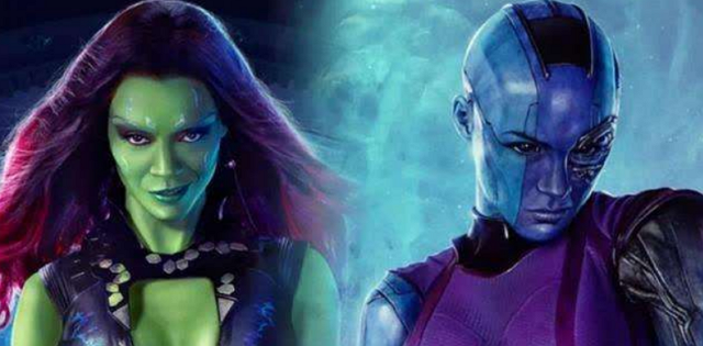 卡魔拉和星云,都是灭霸的养女.