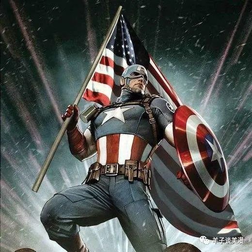 在2014年的漫画中,原美国队长史蒂夫·罗杰斯因遭反派铁钉(iron nail)