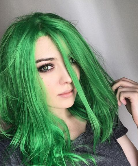 绿发小姐姐,谁不想要个像北极星一样的女朋友呢?