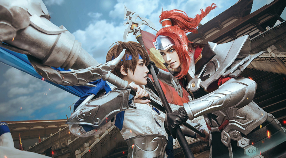 《王者荣耀》韩信&赵云cos_腾讯新闻