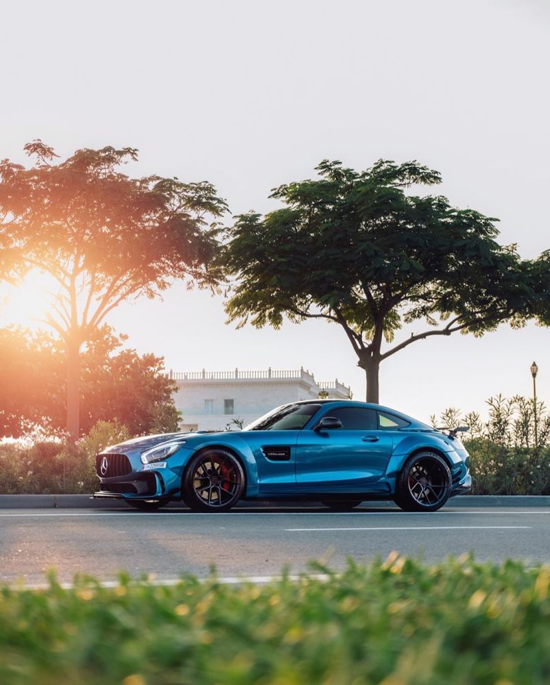 奔驰amg gt s,外观凶悍