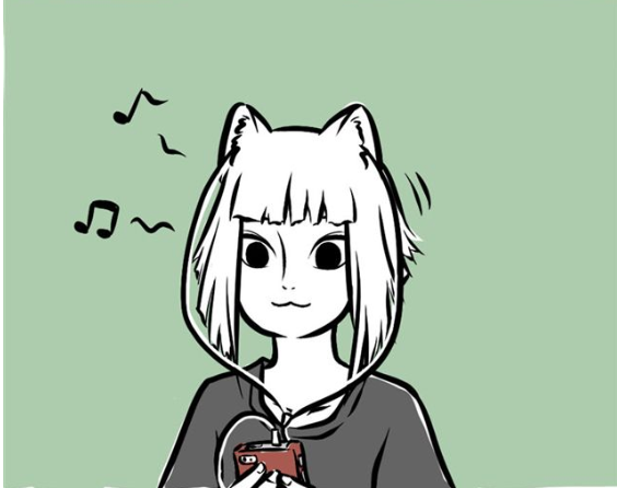 非人哉之听歌:九月用耳机听歌,没想到耳机拔不出来了!