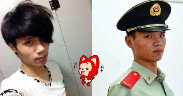 小哥哥当兵前vs当兵后看到对比照女孩我心中的男神