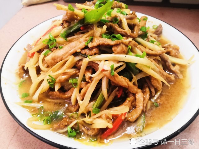 【仔姜肉丝】的家常做法