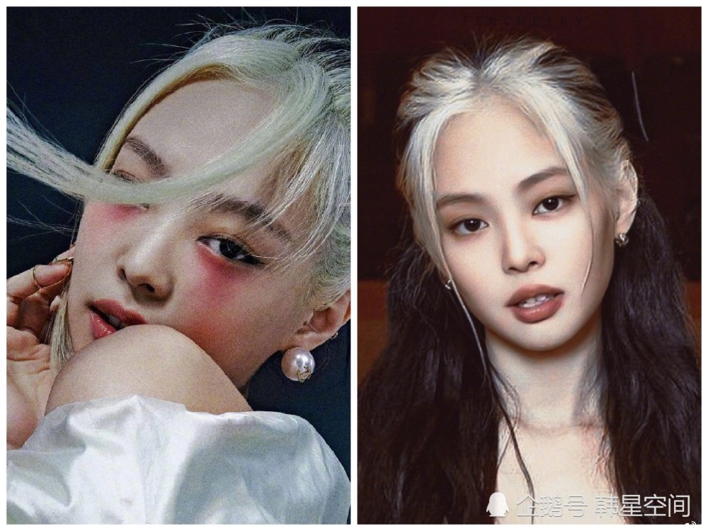 blackpink金智妮双色染引热议,美到不行似精灵,让人心跳漏一拍!